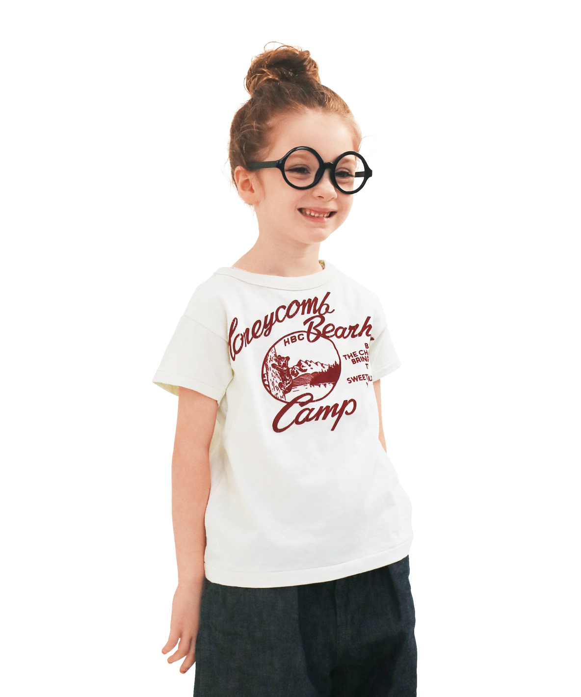 デニムダンガリー DENIM DUNGAREE ビンテージ天竺 CAMP Tシャ
