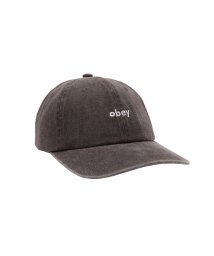 OBEY(オベイ)/OBEY PIGMENT LC 6 PANEL CAP/ブラック