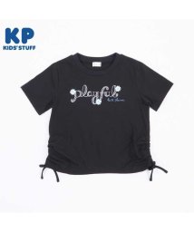 KP/KP(ケーピー)花レース付きロゴ刺?の半袖Tシャツ(140～160)/505921135