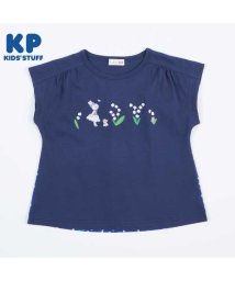 KP/KP(ケーピー)mimiちゃんのスズラン柄後ろ切り替え半袖Tシャツ(110～130)/505921144