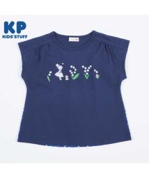 KP/KP(ケーピー)mimiちゃんのスズラン柄後ろ切り替え半袖Tシャツ(140～160)/505921145