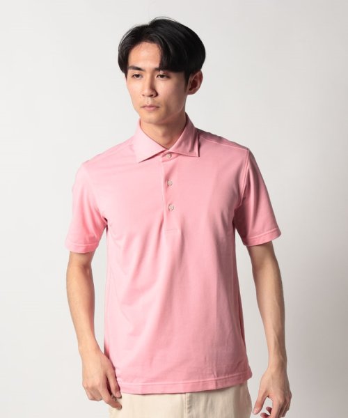 EDWIN(EDWIN)/#デニスラ H/S           POLO SHIRTS/ピンク