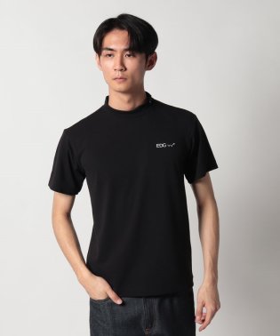 EDWIN/#EDWIN GOLF          MOCK NECK H/S BLACK/505942921