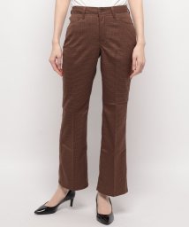 EDWIN/#SOMETHING FLARE     PANTS BROWNRED/505943439