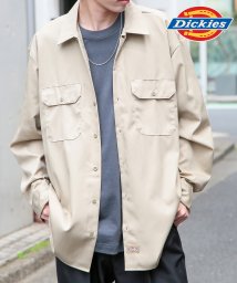 Dickies/【Dickies / ディッキーズ】SHIRTS LSFQ シャツ 羽織 長袖 ロングスリーブ ワークシャツ ロゴ　ワンポイント 574/506006261