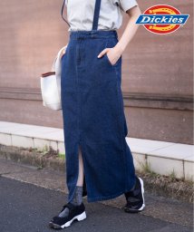 Dickies(Dickies)/【Dickies / ディッキーズ】サスペンダー タイトスカート ジャンパースカート オーバーオール スリット 3187－6402/インディゴブルー