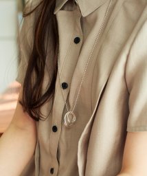 nothing and others(ナッシングアンドアザース)/Tow ring Necklace/シルバー