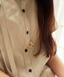 nothing and others(ナッシングアンドアザース)/Tow ring Necklace/マルチ