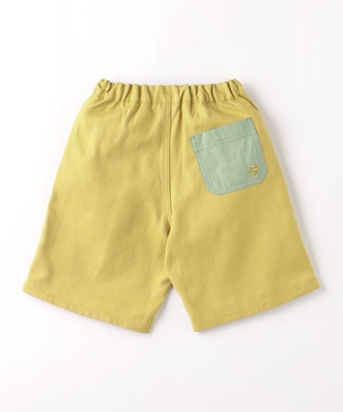 green label relaxing （Kids）(グリーンレーベルリラクシング（キッズ）)/TJ プリペラ ポケット ショートパンツ 100cm－130cm/YELLOW