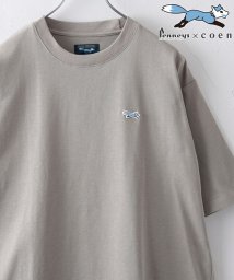 coen(coen)/Penneys（ぺニーズ）別注クルーネックTシャツ（WEB限定カラー）/BEIGE