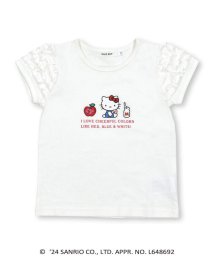 SLAP SLIP/【ハローキティ×SLAPSLIP】フリルパフスリーブキャラクタープリントTシャツ/506048369