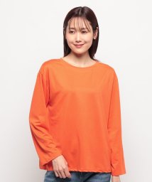 STYLEBLOCK(スタイルブロック（レディース）)/シンプルロングTシャツ/オレンジ