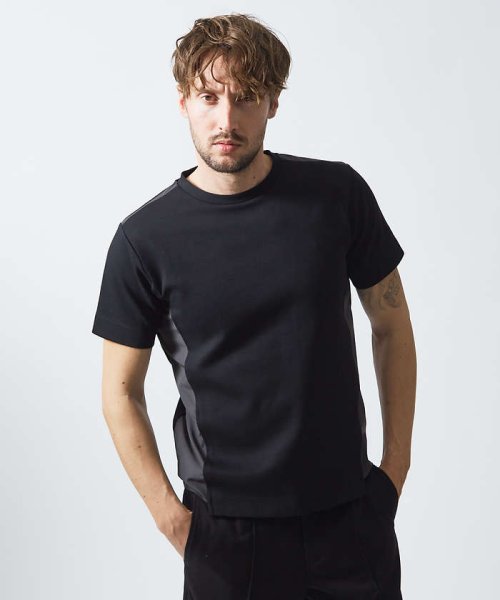 5351POURLESHOMMES(5351POURLESHOMMES)/トライアングル 半袖Tシャツ/ブラック