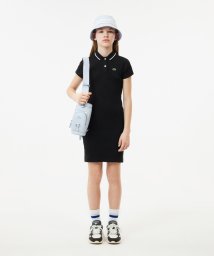 LACOSTE KIDS/コットンリブニットAラインGIRLSポロワンピース/506059568