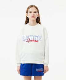 LACOSTE KIDS/オーガニックコットン 裏パイル カレッジネームクルーネックスウェット/506059579