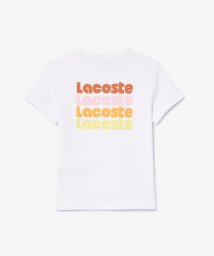 LACOSTE KIDS/ポップフォントロゴネームバックプリントTシャツ/506059580