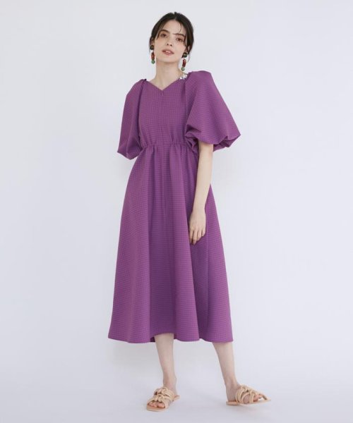 バルーンスリーブワンピース 