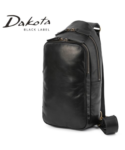 Dakota BLACK LABEL(ダコタブラックレーベル)/ダコタ ブラックレーベル ボディバッグ ワンショルダーバッグ メンズ 軽量 縦型 日本製 Dakota BLACK LABEL ホースト3 1623807/ブラック