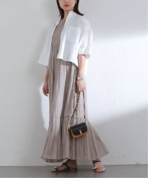 La Totalite/【MARILYN MOON/マリリンムーン】sheer starched cotton dress/506060277