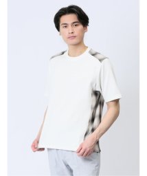 TAKA-Q/布帛使い クルーネック半袖Tシャツ メンズ Tシャツ カットソー カジュアル インナー トップス ギフト プレゼント/506060408