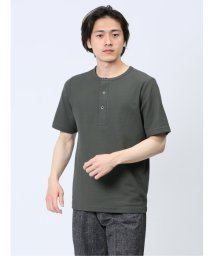 TAKA-Q/ラッセル ヘンリーネック半袖Tシャツ メンズ Tシャツ カットソー カジュアル インナー トップス ギフト プレゼント/506060409