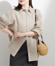 journal standard  L'essage (ジャーナルスタンダード　レサージュ)/《予約》リネンロングシャツ/ナチュラル