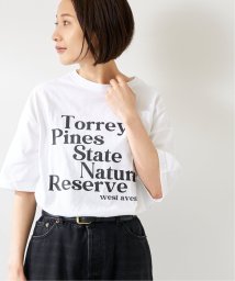 journal standard  L'essage (ジャーナルスタンダード　レサージュ)/TORREYロゴTシャツ/ホワイト