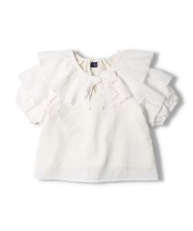 Crescent/【子供服】 crescent (クレセント) シフォンフリル半袖Tシャツ 80cm～130cm N42800/506060493