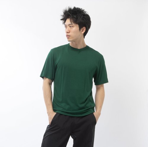 Reebok(Reebok)/チル Tシャツ / RBK－CHILL+ SS TEE /ダークグリーン