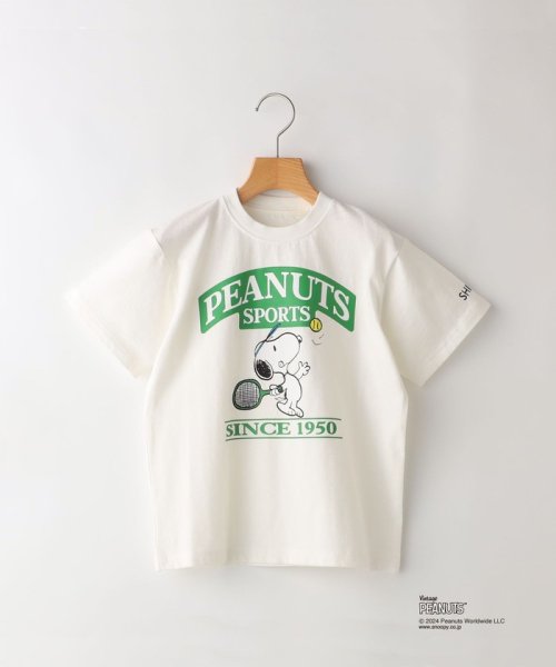 SHIPS KIDS(シップスキッズ)/SHIPS KIDS:85～95cm / スヌーピー スポーツ 半袖 TEE/オフホワイト