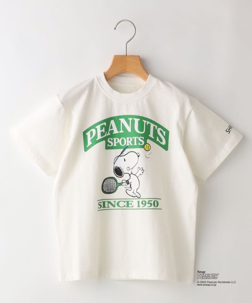 SHIPS KIDS(シップスキッズ)/SHIPS KIDS:125～155cm / スヌーピー スポーツ 半袖 TEE/オフホワイト