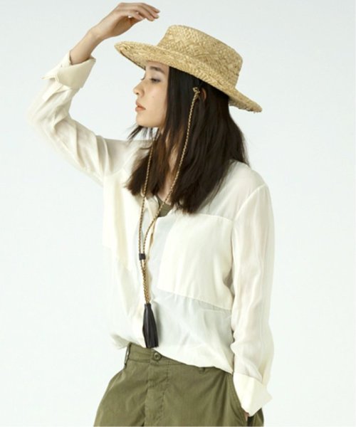 JOINT WORKS(ジョイントワークス)/SUBLiME RESORT BOATER HAT SB241－0 415/ベージュ