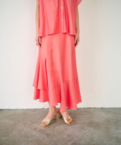 イレギュラーヘムスカート 