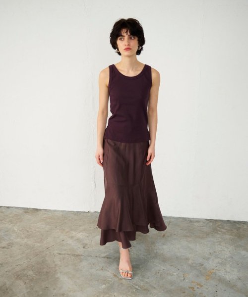 イレギュラーヘムスカート 