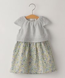 SHIPS KIDS(シップスキッズ)/SHIPS KIDS:80～90cm / フラワー 半袖 ワンピース/ラベンダー