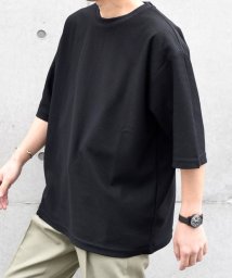 SHIPS any MEN/SHIPS any: メッシュ ジャカード クルーネック ルーズ Tシャツ◆/506061398