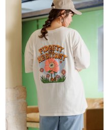 Re-J＆SUPURE(リジェイアンドスプル)/バック発泡プリントTシャツ/オフホワイト