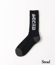 J.S Homestead(ジャーナルスタンダード　ホームステッド)/【J.S.Homestead / Stead】LOGO SOCKS/ブラック