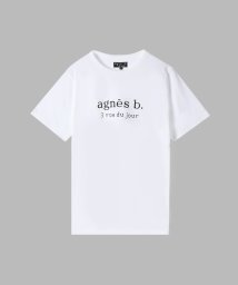 agnes b. FEMME/【ユニセックス】SEQ9 “3 rue du jour”ロゴTシャツ/505971385