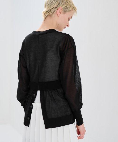 Vネックニットカーディガン 