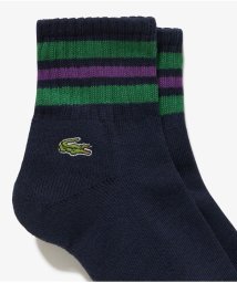 LACOSTE Mens/ラインドアメリブショートソックス（25－27）/506061762