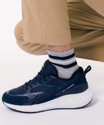 LACOSTE Mens(ラコステ　メンズ)/ラインドアメリブショートソックス（25－27）/グレー