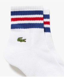 LACOSTE Mens/ラインドアメリブショートソックス（25－27）/506061762