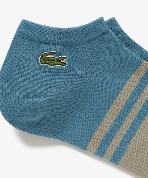 LACOSTE Mens(ラコステ　メンズ)/バイカラースニーカーソックス/グリーン