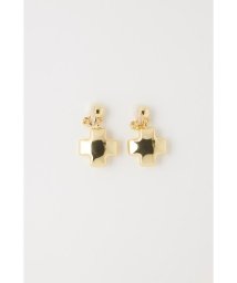 moussy/PUFFED CROSS CLIP イヤリング/506061876