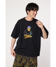 RODEO CROWNS WIDE BOWL(ロデオクラウンズワイドボウル)/ヒゲサガラ Tシャツ/BLK