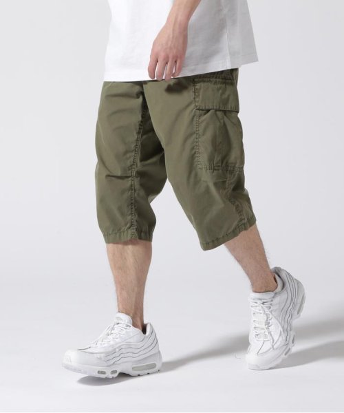 AVIREX(AVIREX)/《直営店限定》SIDE CARGO CROPPED PANTS / サイドカーゴ クロップドパンツ / AVIREX / アヴィレックス/オリーブ