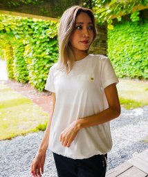 LANVIN SPORT(ランバン スポール)/シルケット天竺Tシャツ/ホワイト