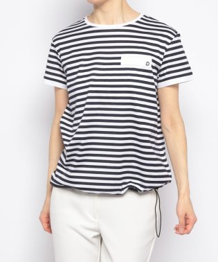 LANVIN SPORT/シルケット天竺ボーダーTシャツ/505807009