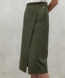 ECOALF WOMEN(ECOALF WOMEN)/SHIRO スリット スカート / SHIRO SKIRT WOMAN/カーキ